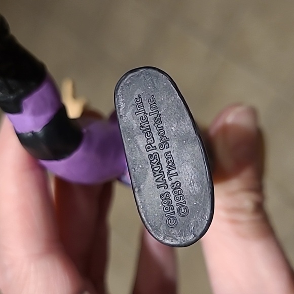 Retro 1998 Jakks Pacific  WWF Bone Crunchers Double J Jeff Jarrett action figure - Picture 4 of 4